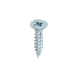 TIMCO Twin-Threaded Countersunk Silver Woodscrews - 12 x 1 (200pcs)