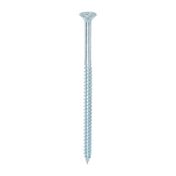 TIMCO Twin-Threaded Countersunk Silver Woodscrews - 12 x 4 (100pcs)