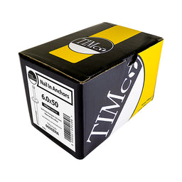 TIMCO Nail In Anchors Zamac  - 6.0 x 50 (100pcs)