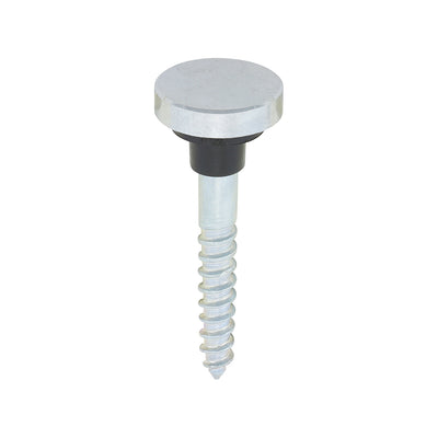 TIMCO Mirror Screws Flat Head Chrome - 8 x 1 1/4 (10pcs)