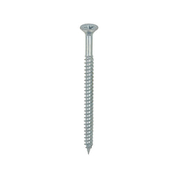 TIMCO Twin-Threaded Countersunk Silver Woodscrews - 8 x 2 1/2 (200pcs)