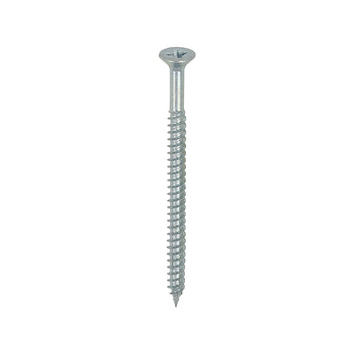 TIMCO Twin-Threaded Countersunk Silver Woodscrews - 8 x 2 1/2 (200pcs)