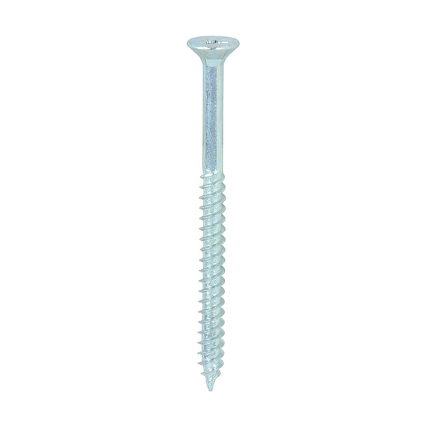 TIMCO Twin-Threaded Countersunk Silver Woodscrews - 8 x 2 1/4 (200pcs)