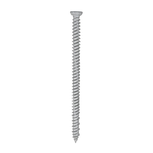 TIMCO Concrete Screws Flat Countersunk Exterior Silver - 7.5 x 100 (100pcs)