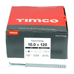 TIMCO Nylon Frame Fixings - 10.0 x 120 (100pcs)