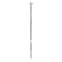 TIMCO Heavy Duty Timber Screws Hex Flange Head Exterior Silver - 10 x 160 (10pcs)