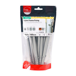 TIMCO Nylon Frame Fixings - 10.0 x 160 (15pcs)