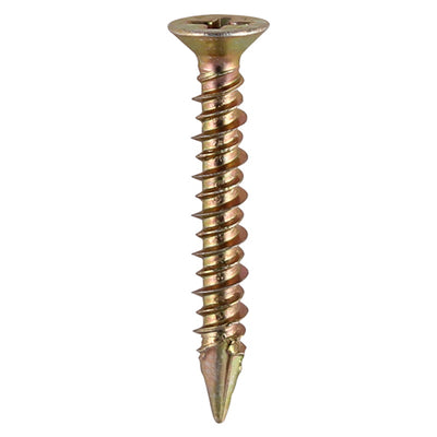 TIMCO Window Fabrication Screws Countersunk PH High-Low Thread Slash Point Yellow - 4.3 x 25 (1000pcs)