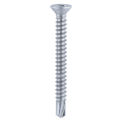 TIMCO Window Fabrication Screws Countersunk with Ribs PH Self-Tapping Self-Drilling Point Zinc - 3.9 x 13 (1000pcs)