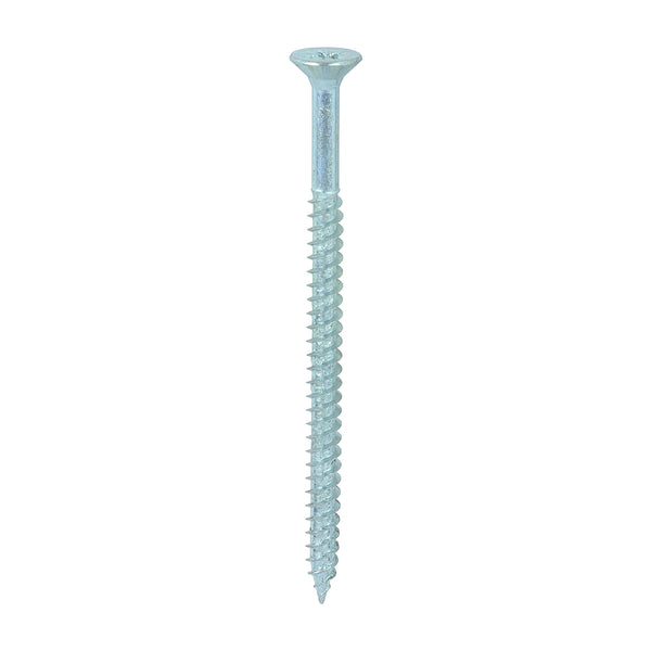 TIMCO Twin-Threaded Countersunk Silver Woodscrews - 12 x 3 1/2 (100pcs)