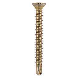 TIMCO Window Fabrication Screws Countersunk PH Self-Tapping Self-Drilling Point Yellow - 3.9 x 25 (1000pcs)