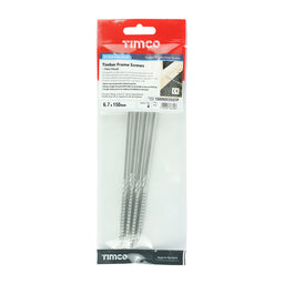 TIMCO Timber Screws Hex Flange Head A4 Stainless Steel - 6.7 x 150 (4pcs)