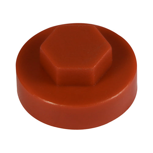 TIMCO Hex Head Cover Caps Terracotta - 16mm (1000pcs)