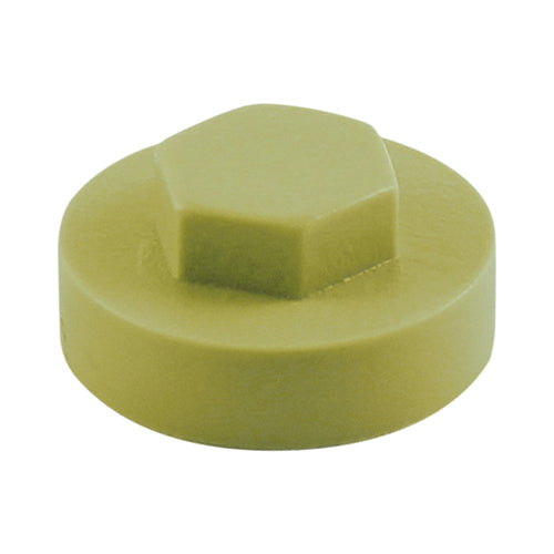 TIMCO Hex Head Cover Caps Moorland Green - 16mm (1000pcs)