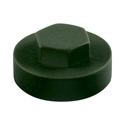 TIMCO Hex Head Cover Caps Juniper Green - 19mm (1000pcs)