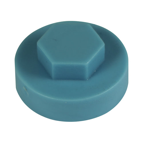 TIMCO Hex Head Cover Caps Wedgewood Blue - 19mm (1000pcs)