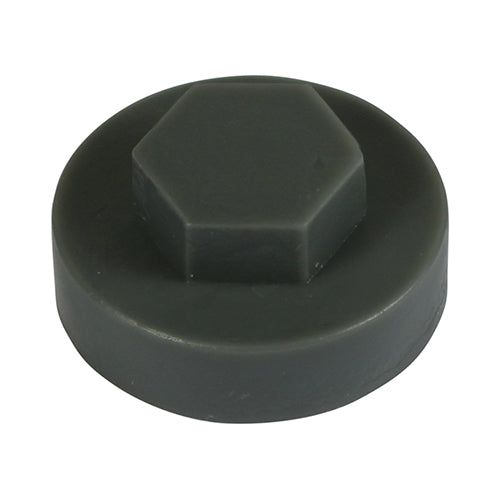 TIMCO Hex Head Cover Caps Slate Grey - 19mm (1000pcs)