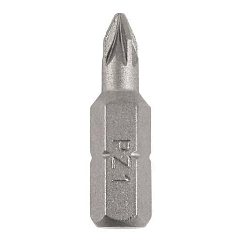 TIMCO Pozi Driver Bit S2 Grey - No.1 x 25 (100pcs)