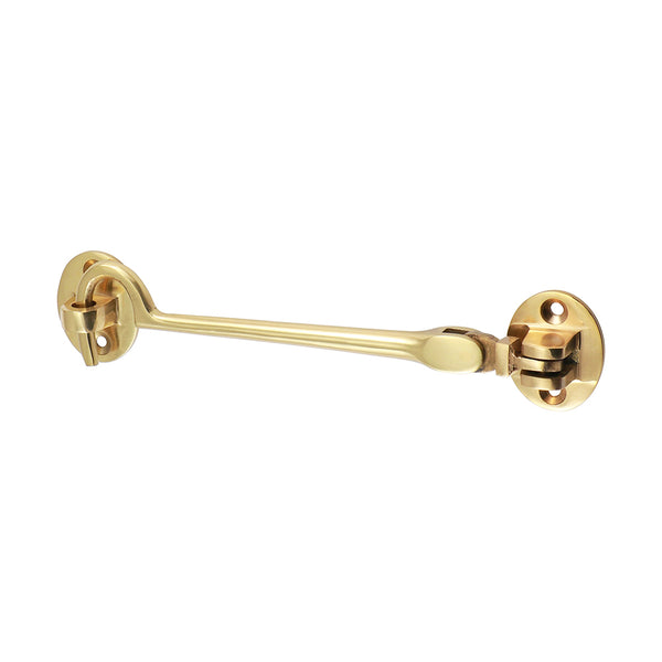 TIMCO Cabin Hook Polished Brass - 150mm