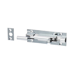 TIMCO Necked Barrel Bolt Polished Chrome - 75 x 25mm