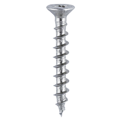 TIMCO Window Fabrication Screws Countersunk with Ribs PH Single Thread Gimlet Point Zinc - 4.3 x 16 (1000pcs)