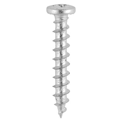 TIMCO Window Fabrication Screws Friction Stay Shallow Pan with Serrations PH Single Thread Gimlet Tip Stainless Steel - 4.8 x 16 (1000pcs)