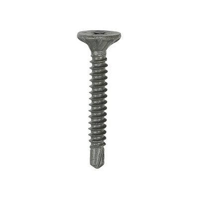 TIMCO Self-Drilling Cement Board Countersunk Exterior Silver Screws - 4.2 x 32 (200pcs)