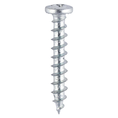 TIMCO Window Fabrication Screws Friction Stay Shallow Pan with Serrations PH Single Thread Gimlet Point Zinc - 4.8 x 25 (1000pcs)