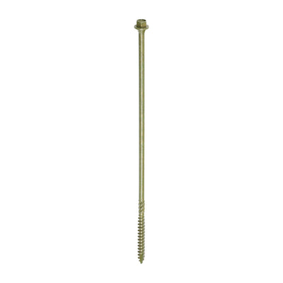 TIMCO Timber Screws Hex Flange Head Exterior Green - 6.7 x 225 (50pcs)