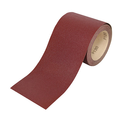 TIMCO Sandpaper Roll 60 Grit Red - 115mm x 10m