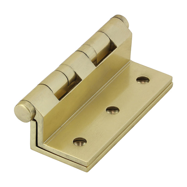 TIMCO Cranked Ball Race Brass Hinges Polished Brass - 64 x 55 (2pcs)