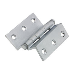 TIMCO Cranked Ball Race Brass Hinges Satin Chrome - 64 x 55 (2pcs)