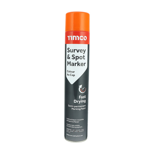 TIMCO Survey & Spot Marker Orange - 750ml