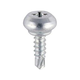 TIMCO Weather Bar Screws Nipple Head PH Self-Tapping Thread Self-Drilling Point Zinc - 4.0 x 13 (1000pcs)