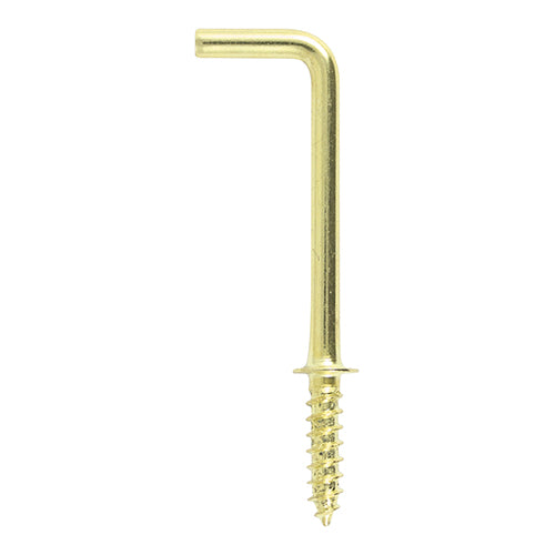 TIMCO Cup Hooks Square Electro Brass - 25mm (16pcs)