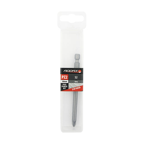 TIMCO Pozi Driver Bit S2 Grey - No.2 x 100