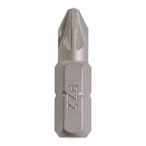 TIMCO Pozi Driver Bit S2 Grey - No.2 x 25 (100pcs)