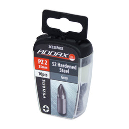 TIMCO Pozi Driver Bit S2 Grey - No.2 x 25 (10pcs)