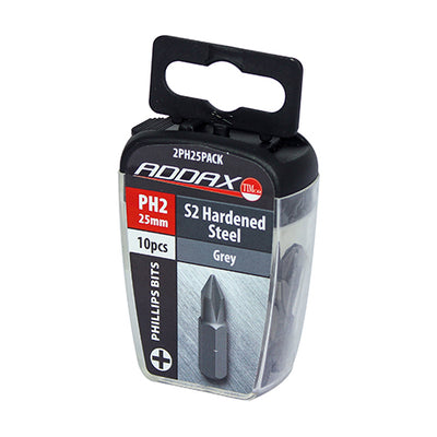 TIMCO Phillips Driver Bit S2 Grey - No.2 x 25 (10pcs)