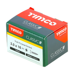 TIMCO Classic Multi-Purpose Countersunk Gold Woodscrews - 3.0 x 16 (200pcs)