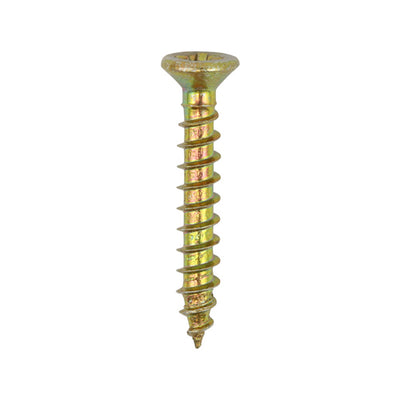 TIMCO Classic Multi-Purpose Reduced Head Countersunk Gold Piano Hinge Woodscrews - 3.0 x 20 (200pcs)