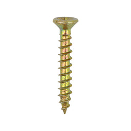 TIMCO Classic Multi-Purpose Reduced Head Countersunk Gold Piano Hinge Woodscrews - 3.0 x 25 (200pcs)