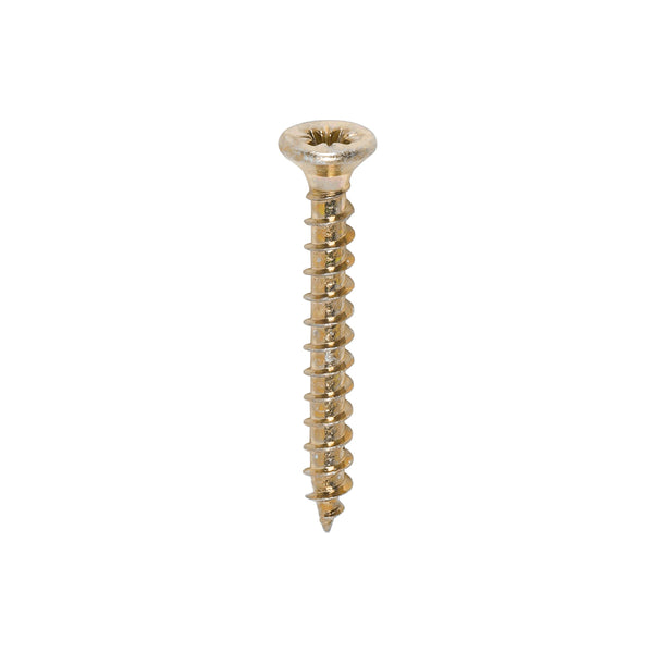 TIMCO Solo Countersunk Gold Woodscrews - 3.0 x 25 (200pcs)