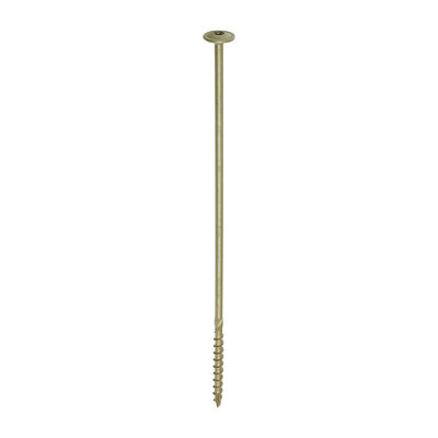 TIMCO Wafer Head Exterior Green Timber Screws  - 8.0 x 300