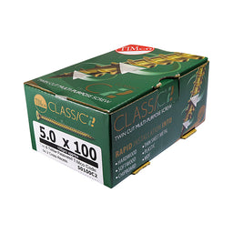 TIMCO C2 Strong-Fix Multi-Purpose Premium Countersunk Gold Woodscrews - 3.5 x 16 (200pcs)