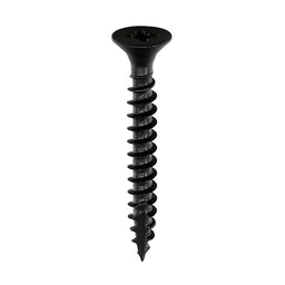 TIMCO Classic Multi-Purpose Countersunk Black Woodscrews - 3.5 x 25 (200pcs)