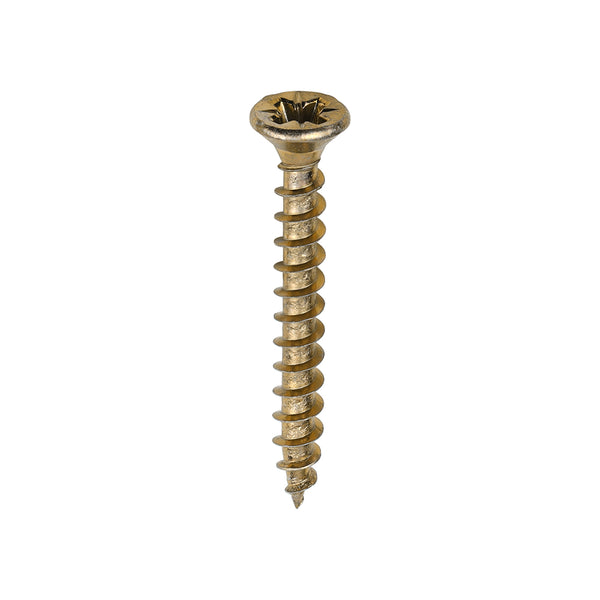 TIMCO Solo Countersunk Gold Woodscrews - 3.5 x 30 (200pcs)