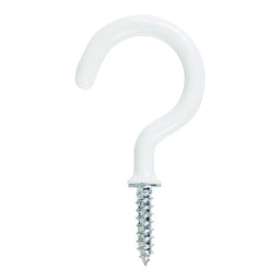 TIMCO Cup Hooks Round White - 38mm (4pcs)