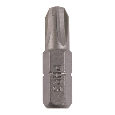 TIMCO Phillips Driver Bit S2 Grey - No.3 x 25 (10pcs)