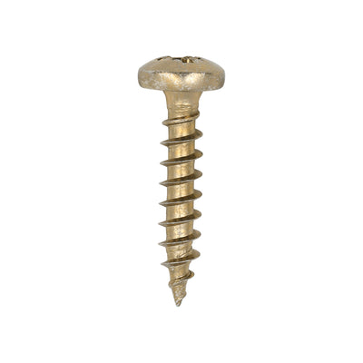 TIMCO Classic Multi-Purpose Pan Head Gold Woodscrews - 4.0 x 20 (200pcs)